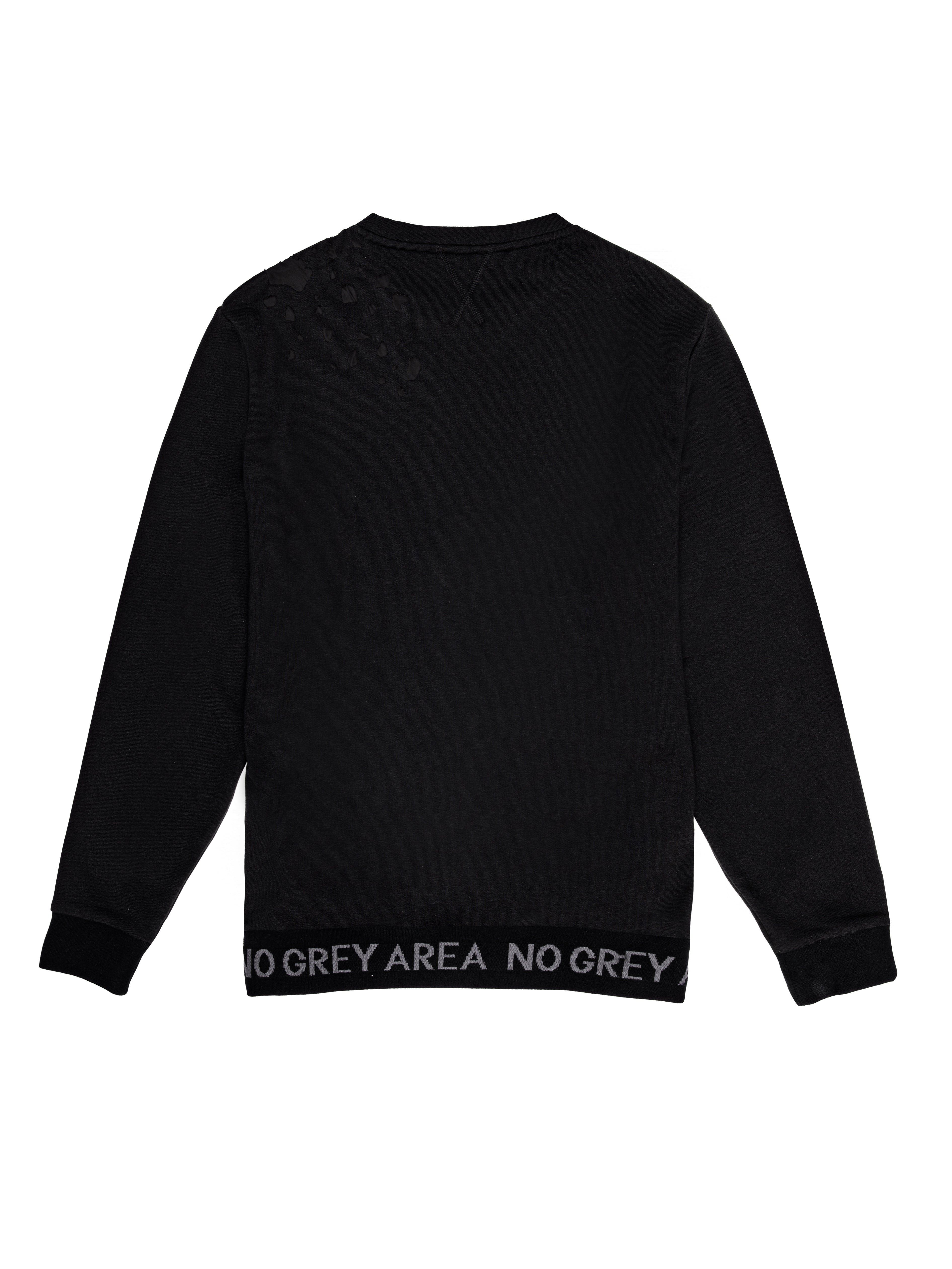 GREY AREA BONDED FRENCH TERRY SWEATSHIRT