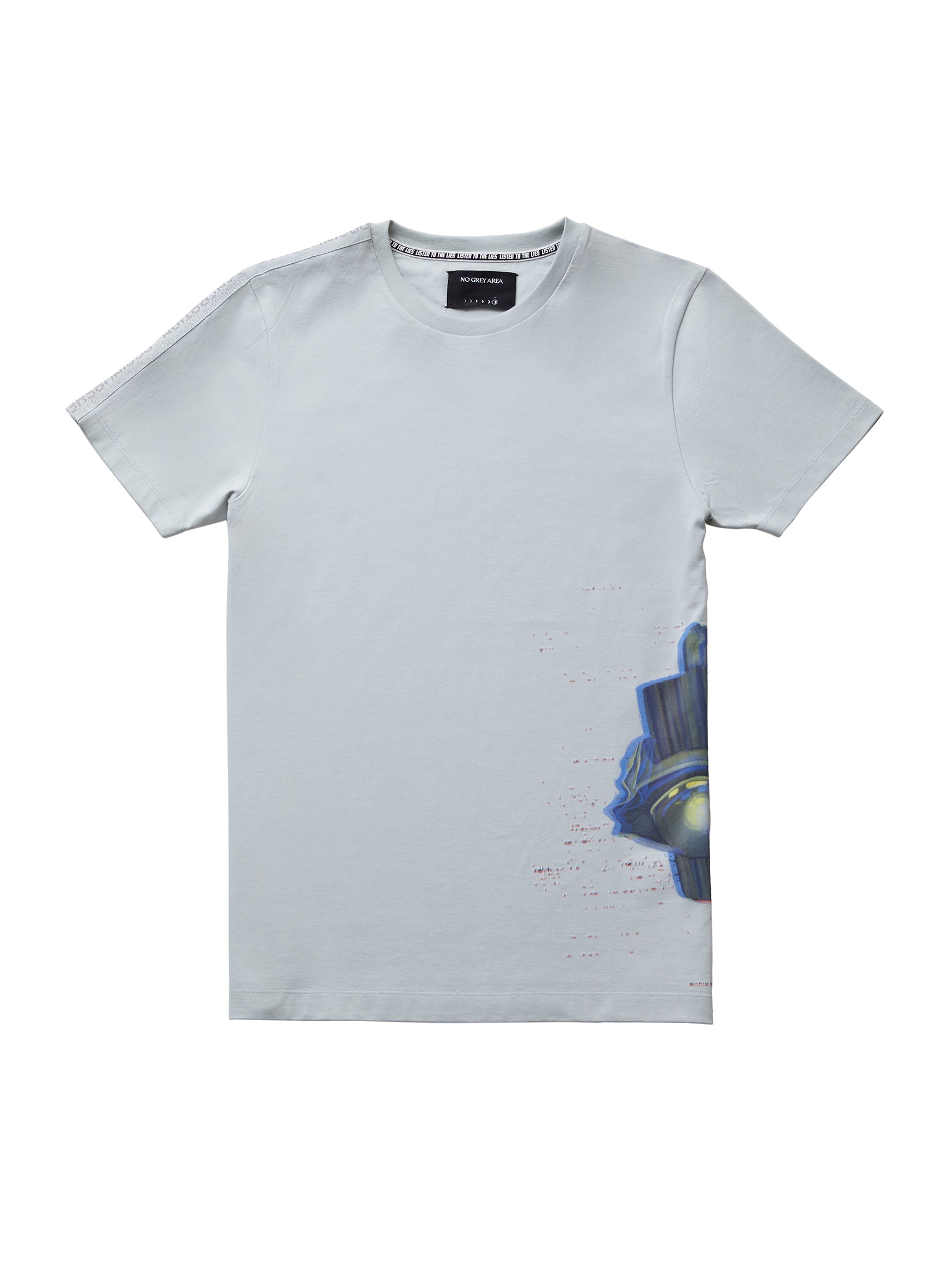 SURVEILLANCE GROSGRAIN TAPE PRINTED TEE