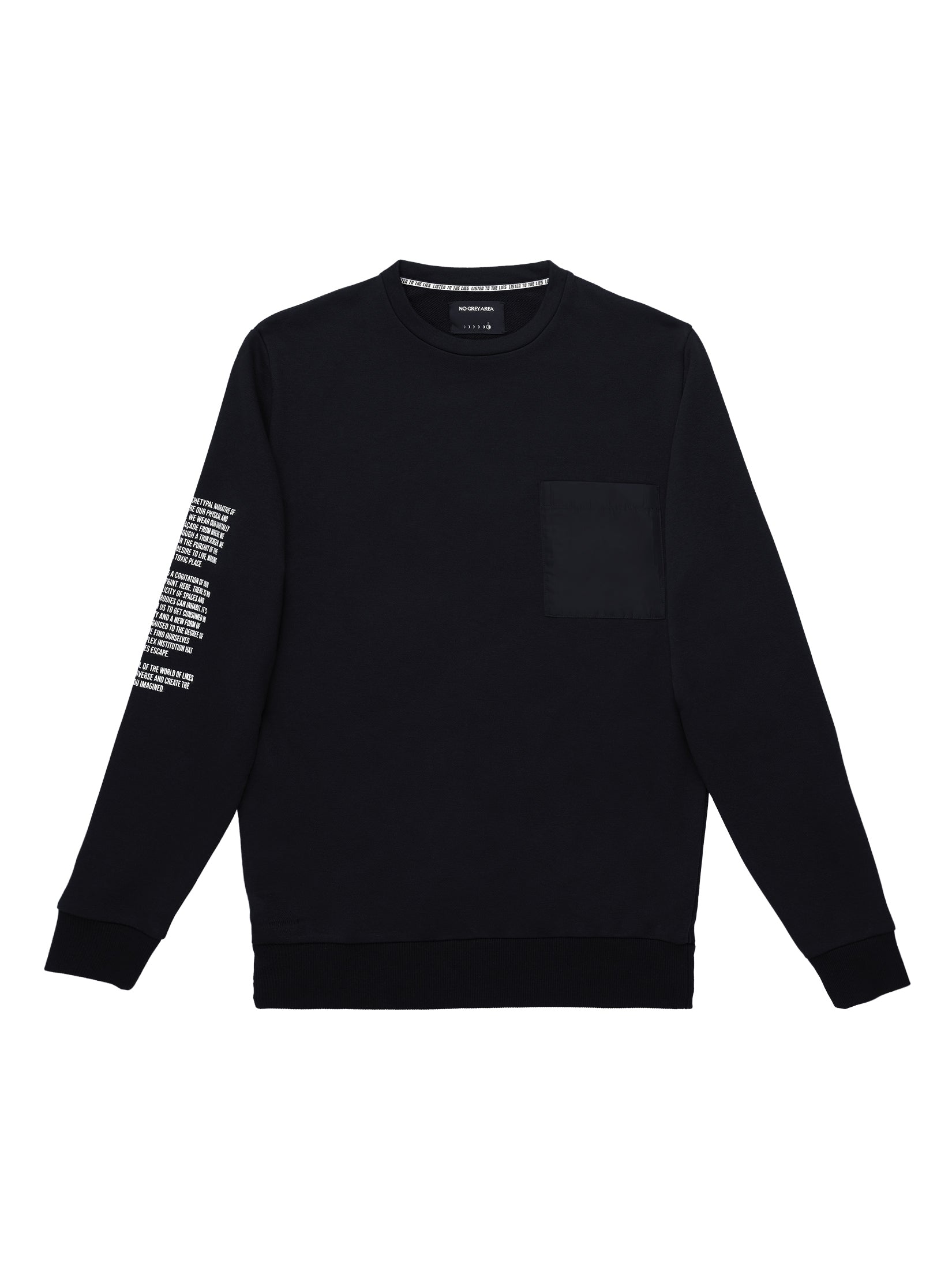 PROGRAMMING SUEDE PATCH FRENCH TERRY SWEATSHIRT
