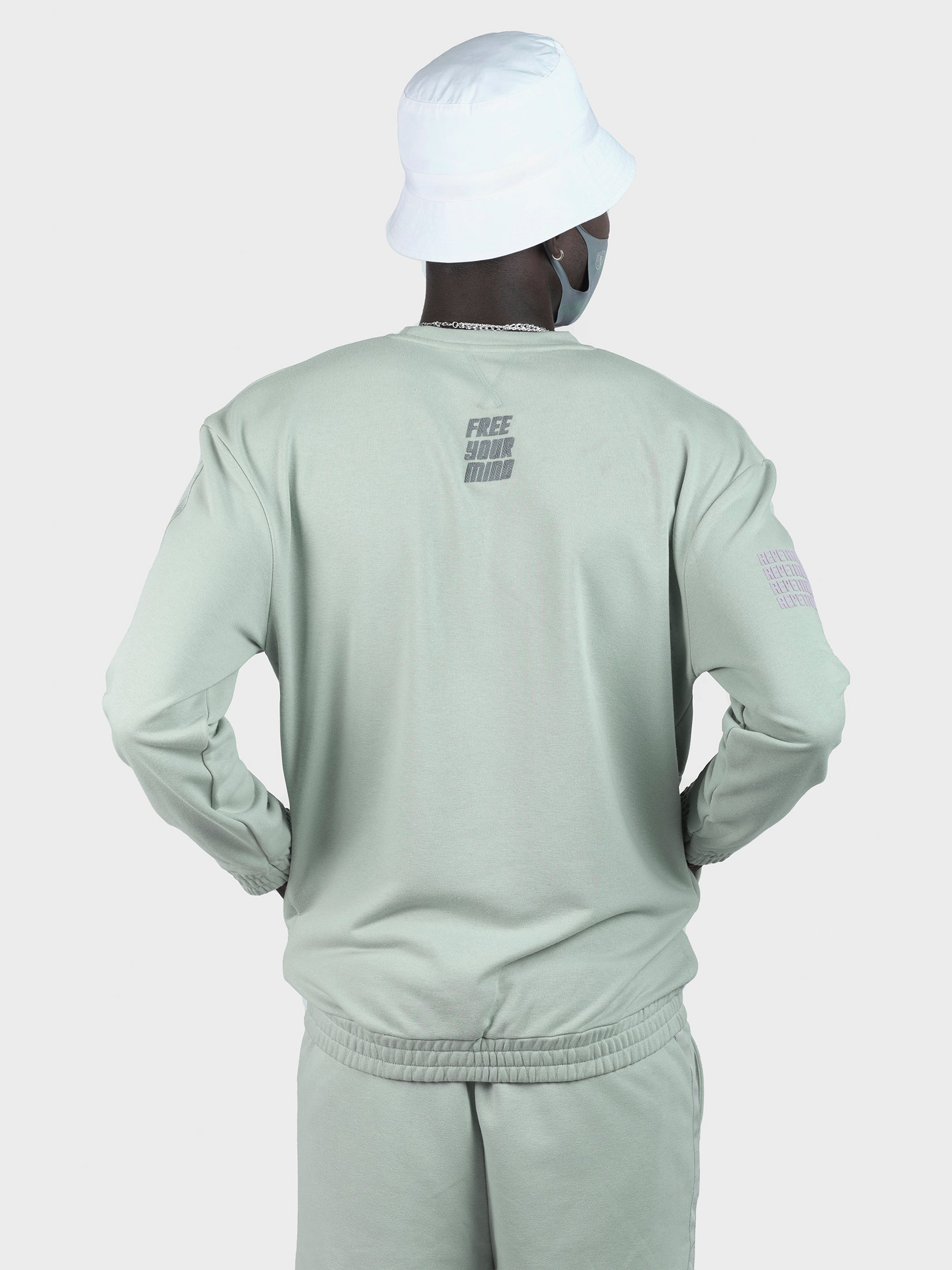 THIRD EYE EMBROIDERED FRENCH TERRY SWEATSHIRT