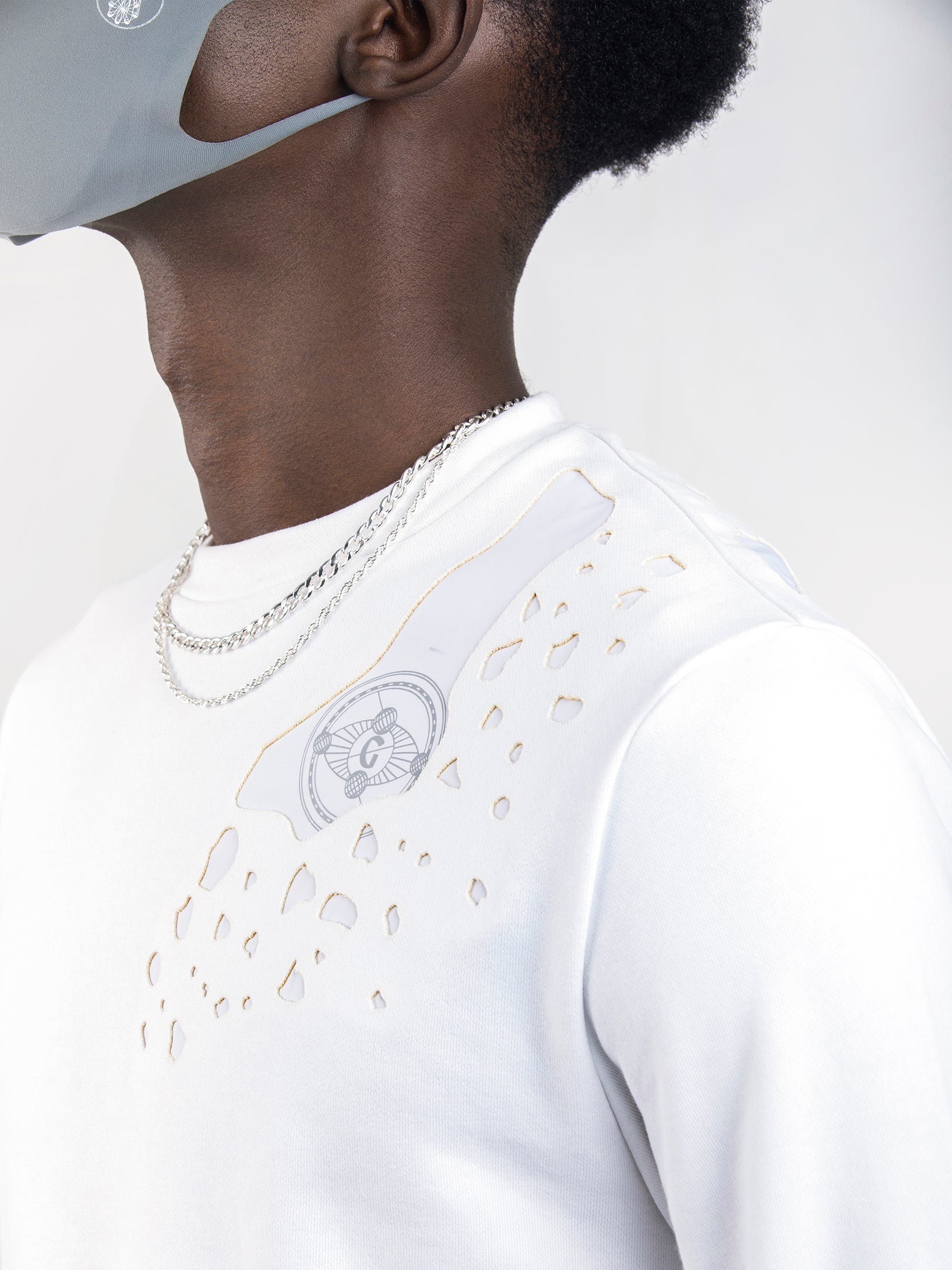 GREY AREA BONDED FRENCH TERRY SWEATSHIRT