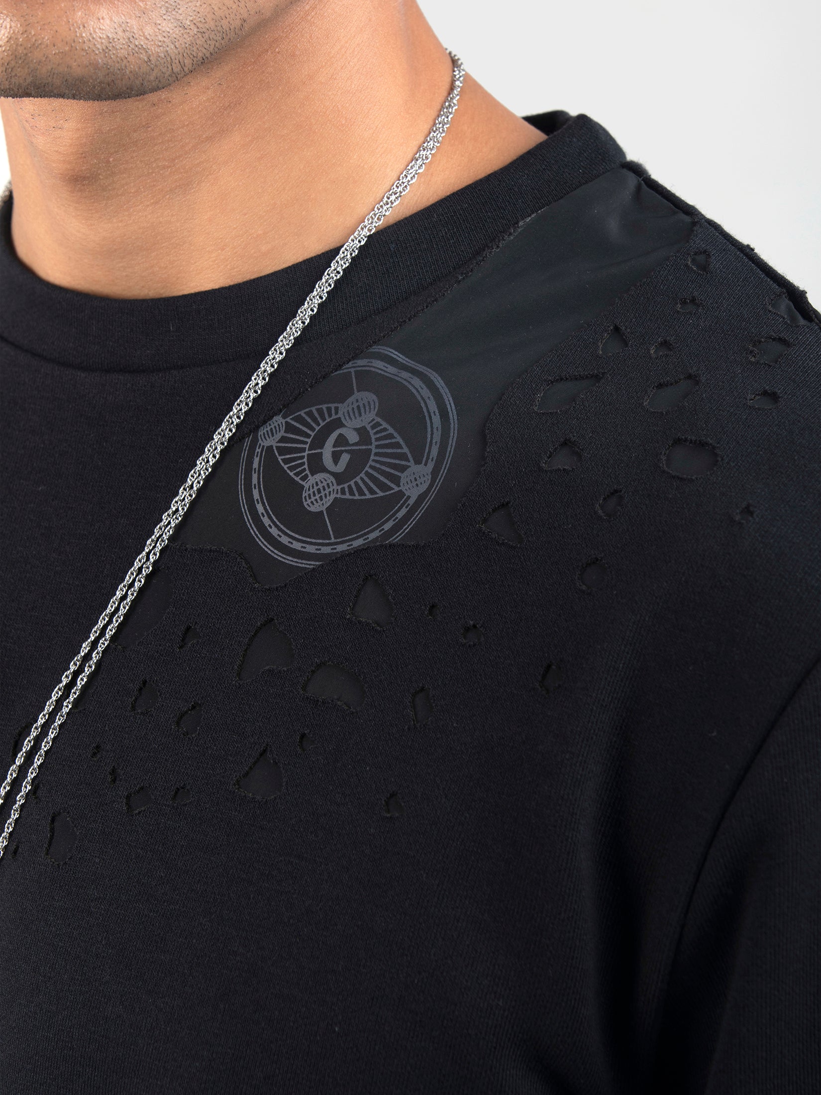 GREY AREA BONDED FRENCH TERRY SWEATSHIRT