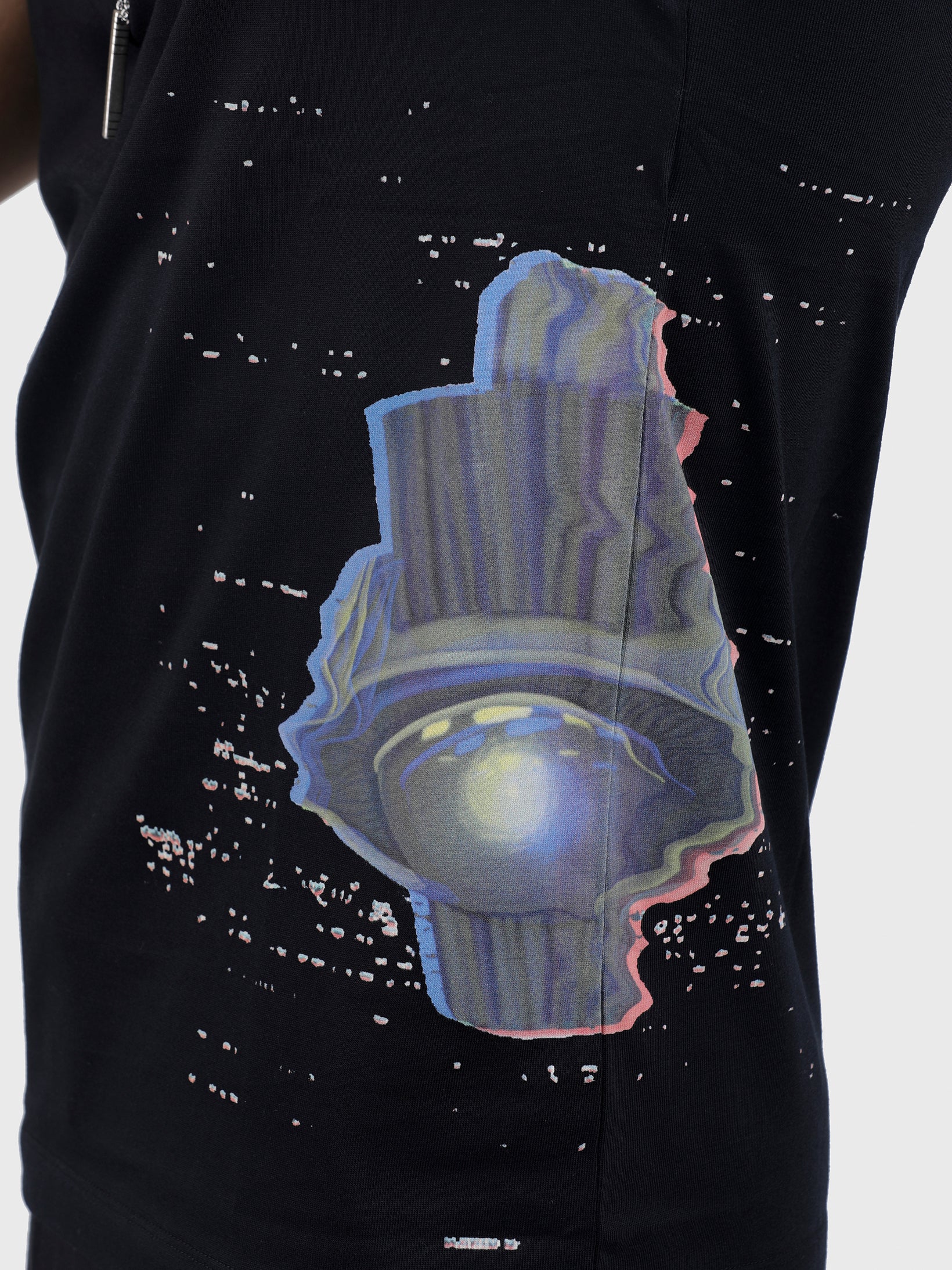 SURVEILLANCE GROSGRAIN TAPE PRINTED TEE