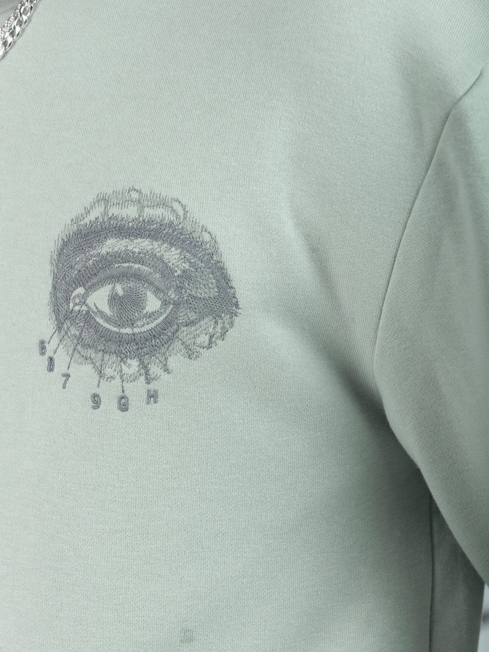 THIRD EYE EMBROIDERED FRENCH TERRY SWEATSHIRT
