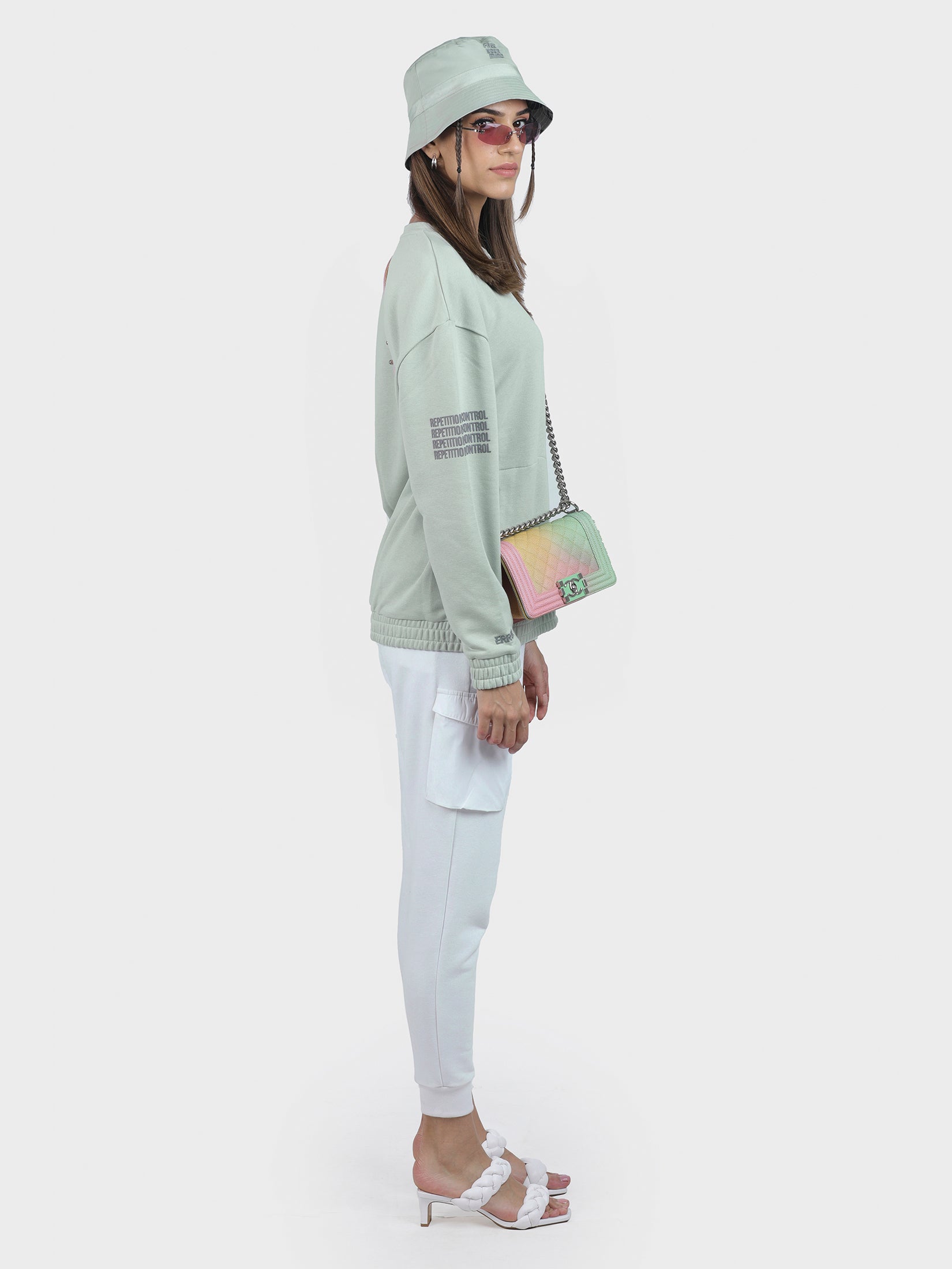 THIRD EYE EMBROIDERED FRENCH TERRY SWEATSHIRT