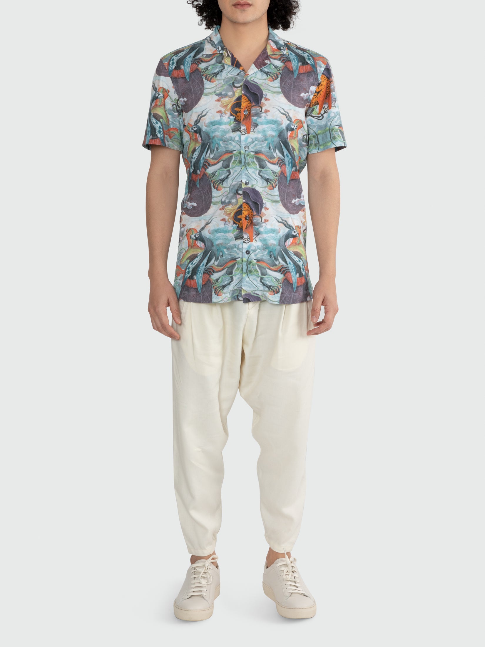Retro Galactic Resort Shirt