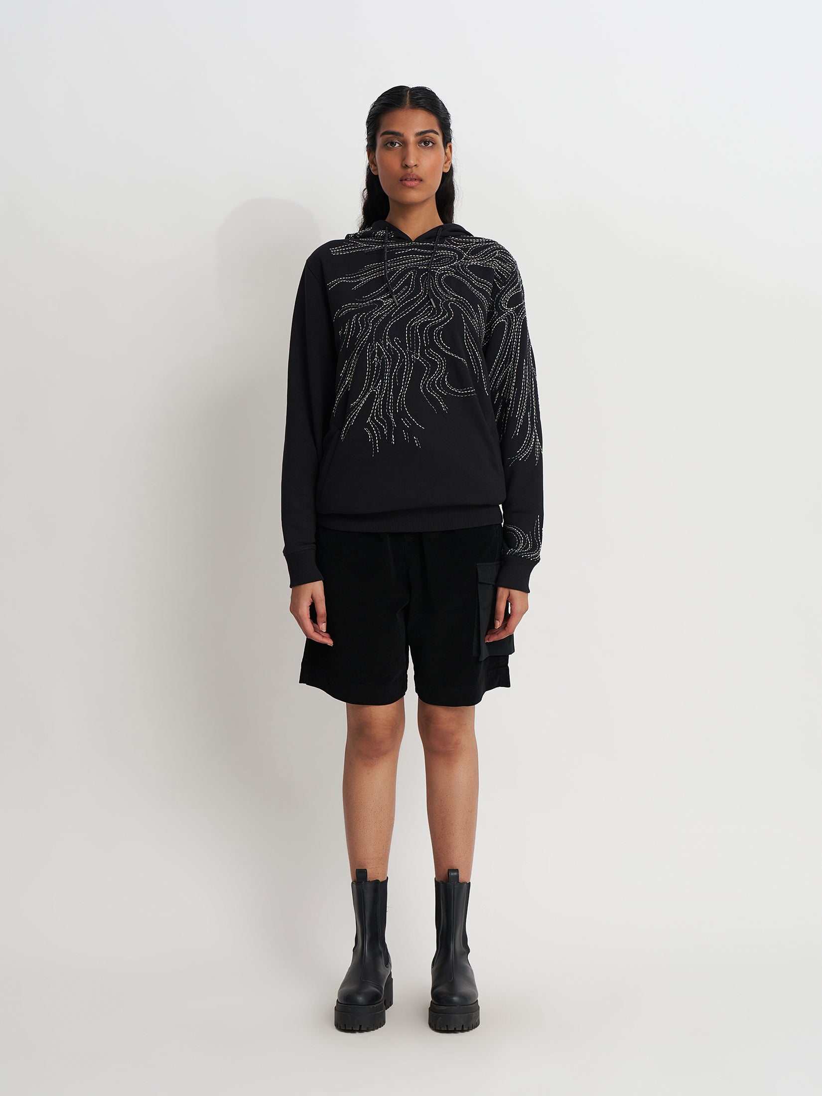 HEAT WAVE KANTHA HOODIE