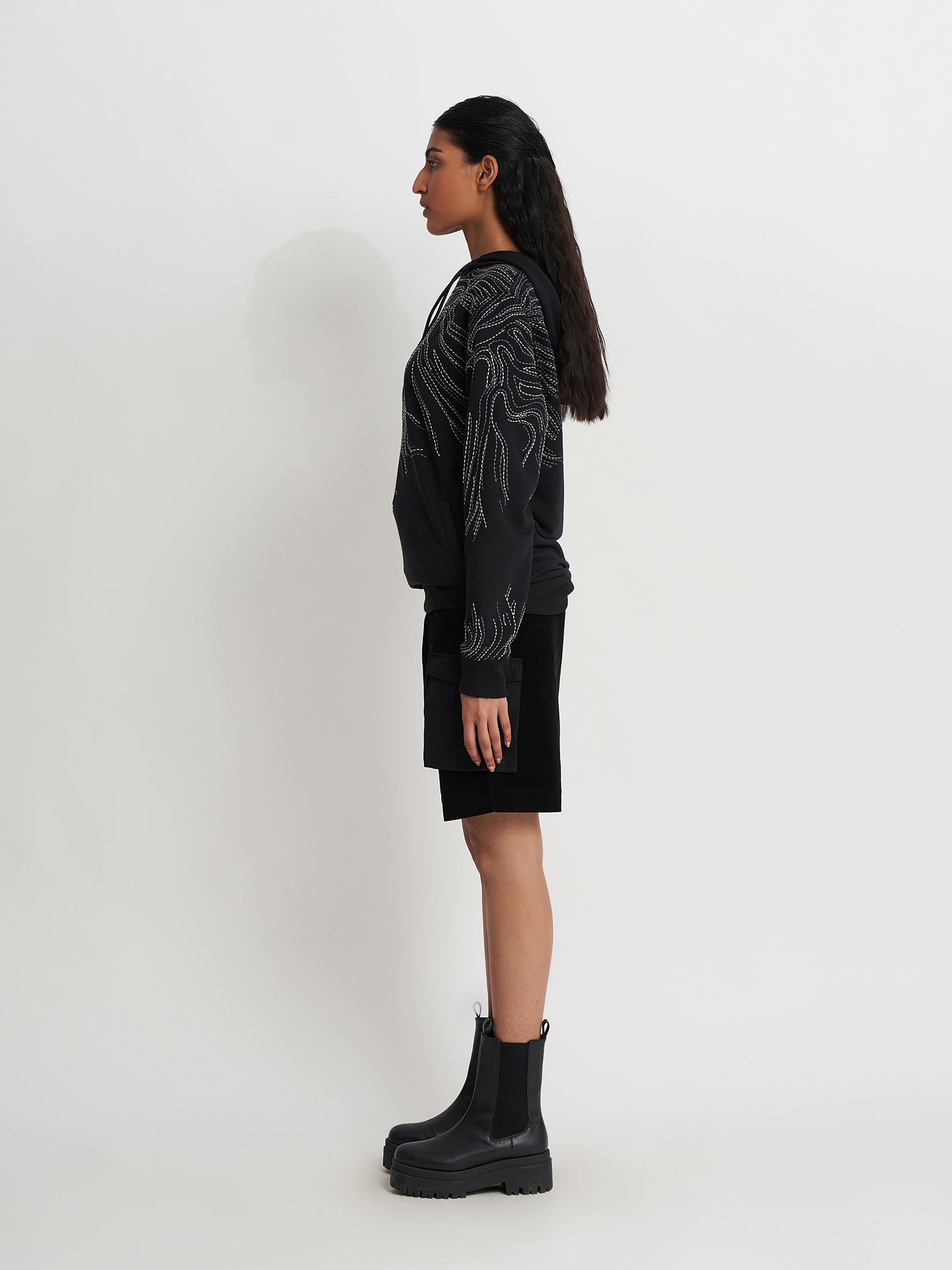 HEAT WAVE KANTHA HOODIE