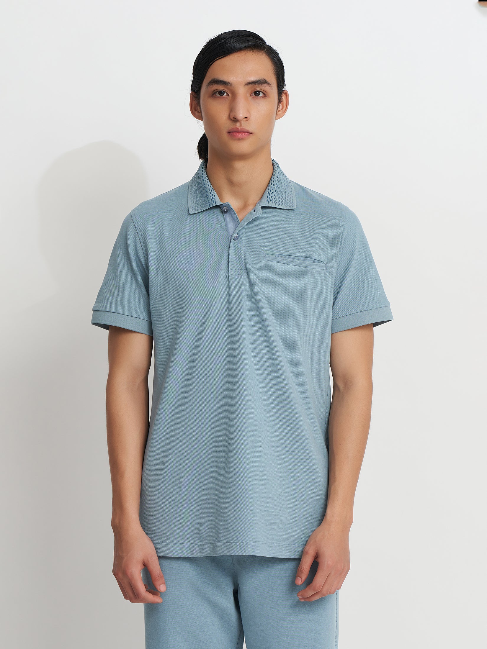 KANTHA COLLAR POLO