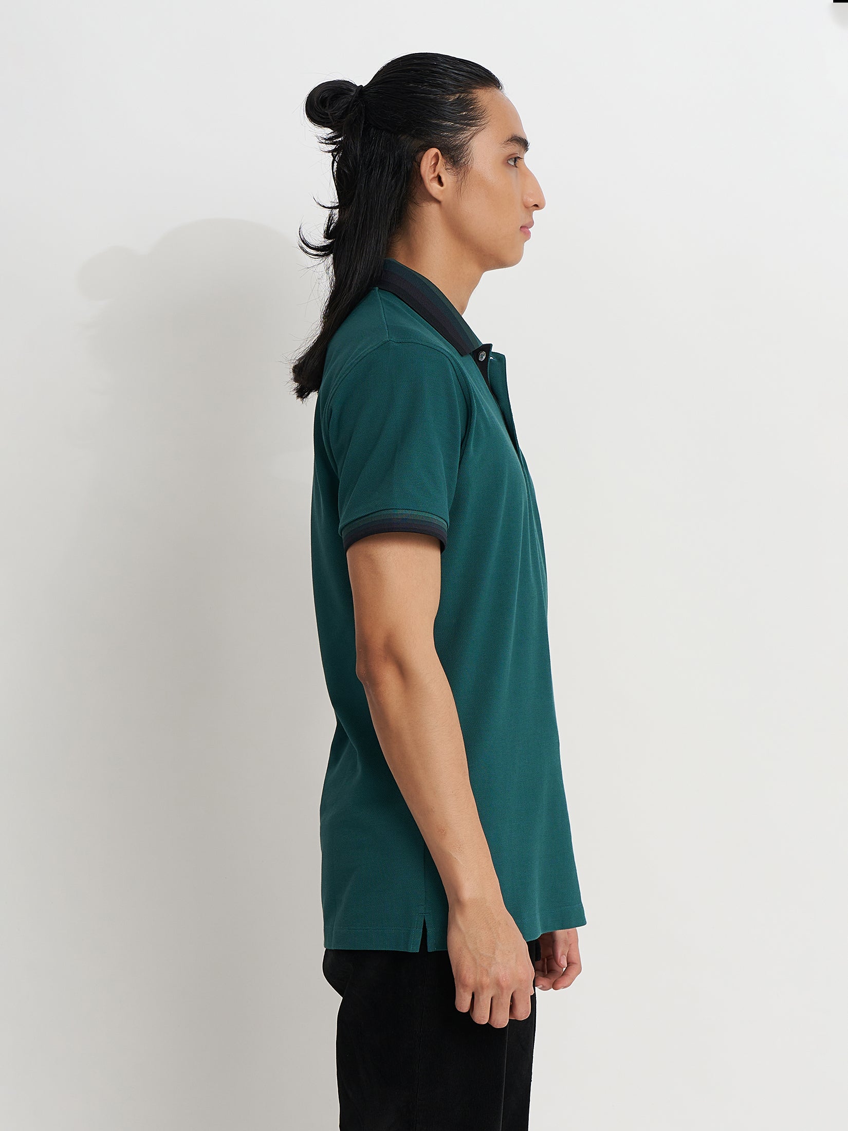 OMBRE COLLAR POLO