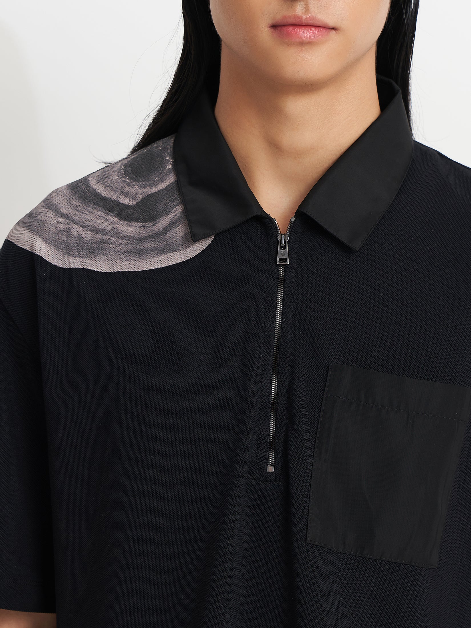 WATER MEMORY OVERSIZED POLO
