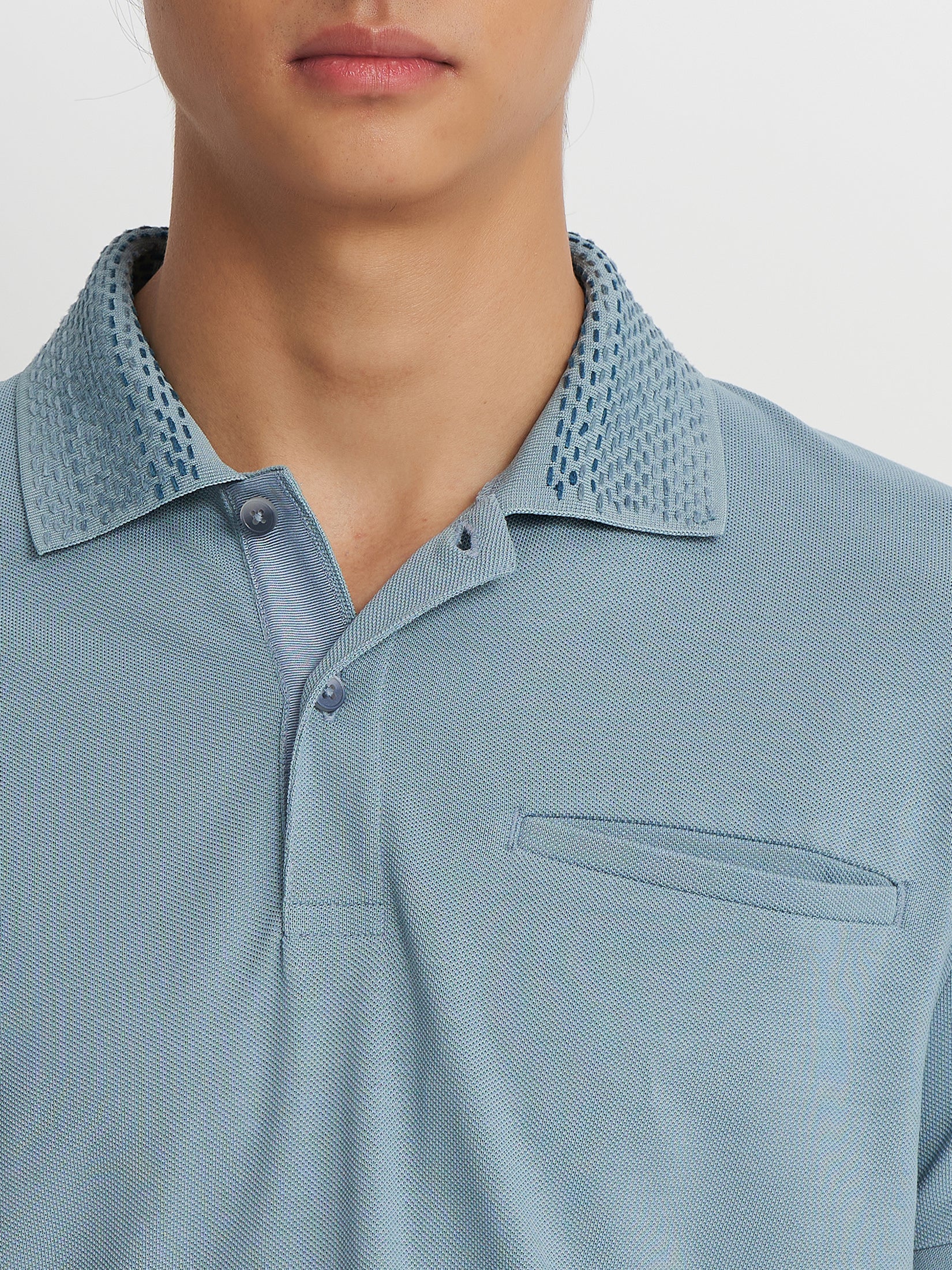 KANTHA COLLAR POLO