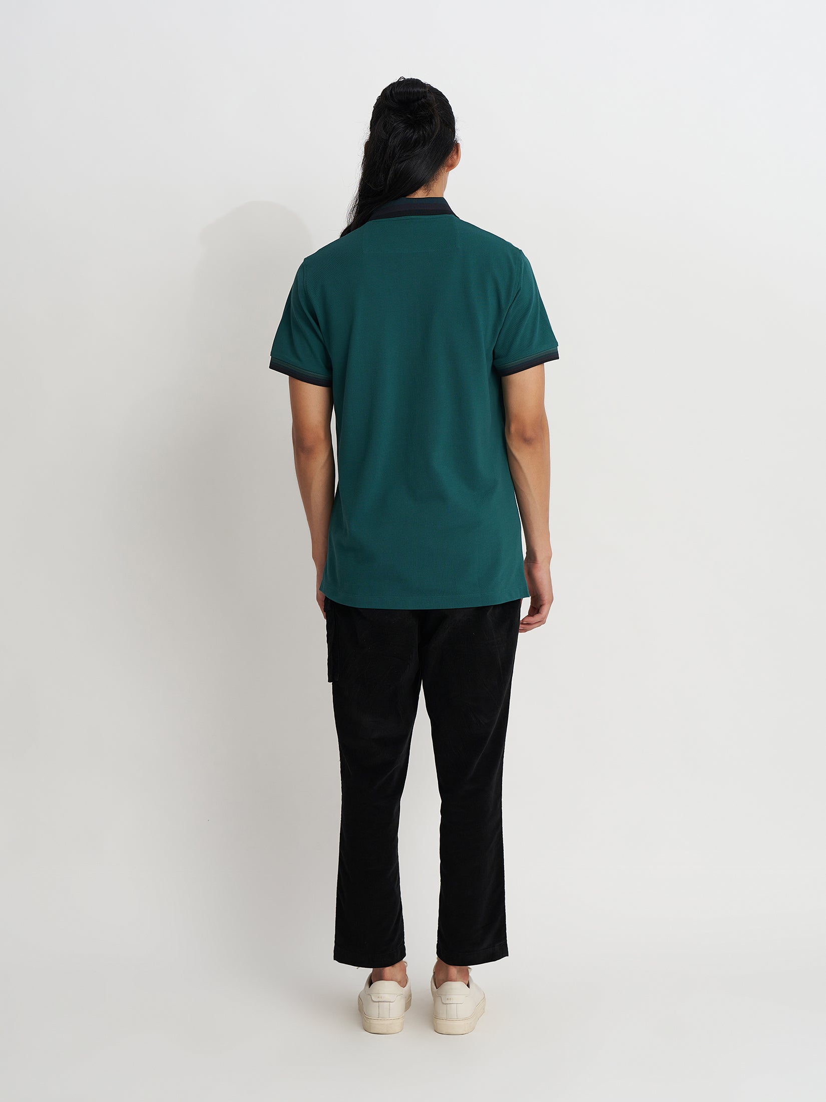 OMBRE COLLAR POLO