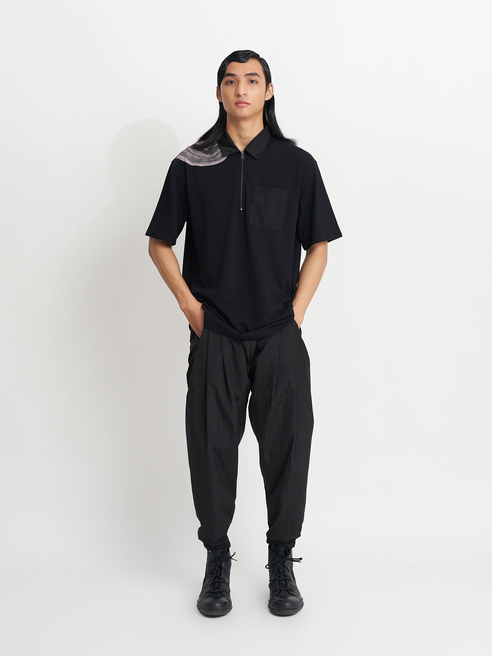WATER MEMORY OVERSIZED POLO