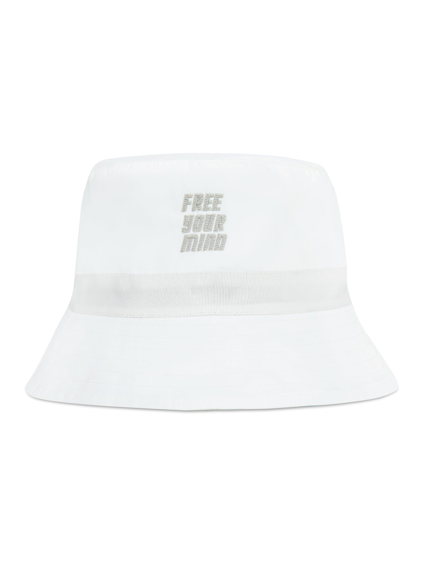 FREE YOUR MIND REVERSIBLE EMBROIDERED PRINTED BUCKET HAT